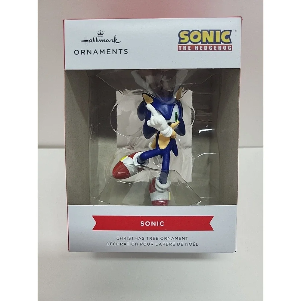 Hallmark Red Box Christmas Tree Ornament SONIC The‎ Hedgehog Video Game Sega